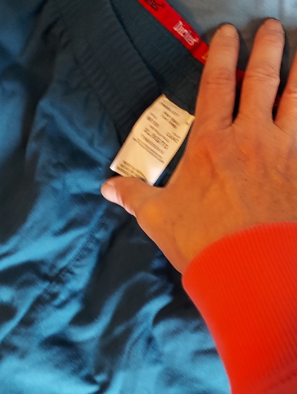 Dickies Teal Blue Women's Shirt with Red Trim
